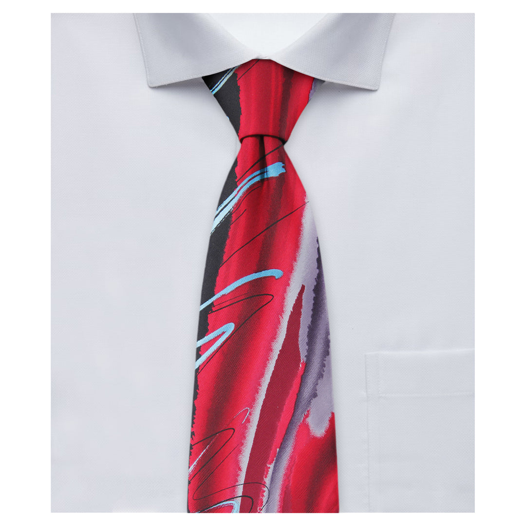 Jerry Garcia Seascape Tie - Red