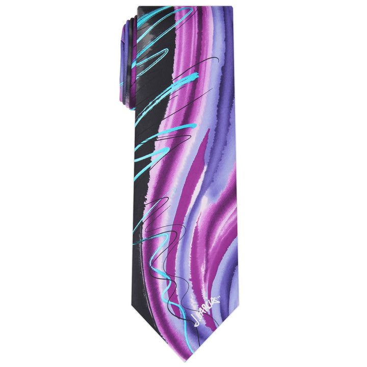 Jerry Garcia Seascape Tie - Purple