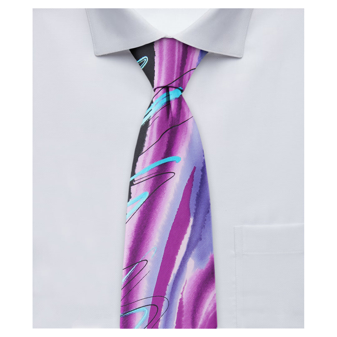 Jerry Garcia Seascape Tie - Purple