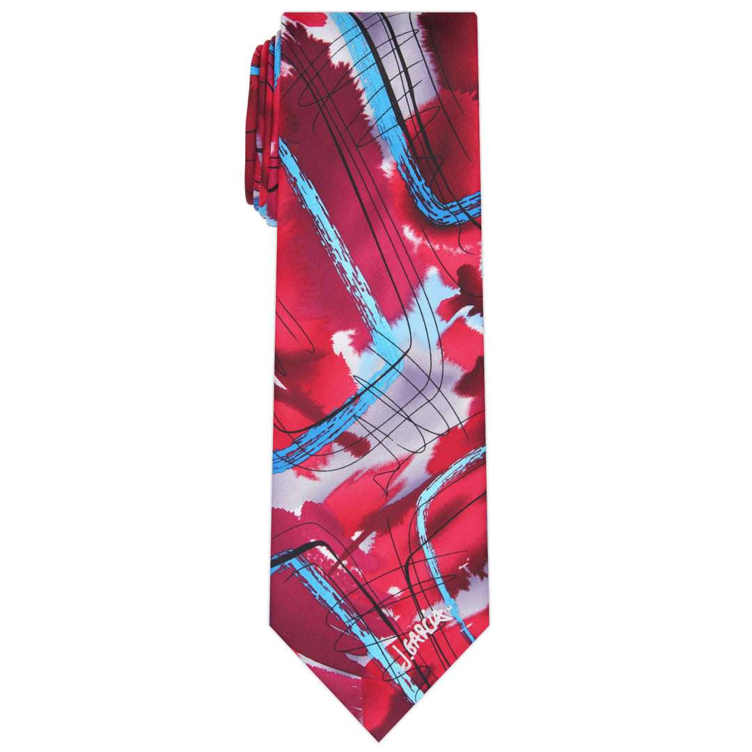 Jerry Garcia Malachite Valley Tie - Red