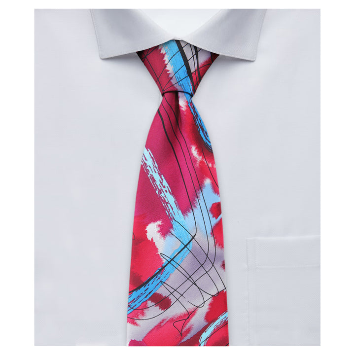 Jerry Garcia Malachite Valley Tie - Red