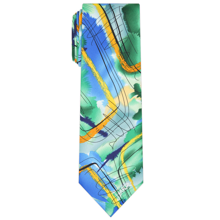Jerry Garcia Malachite Valley Tie - Green