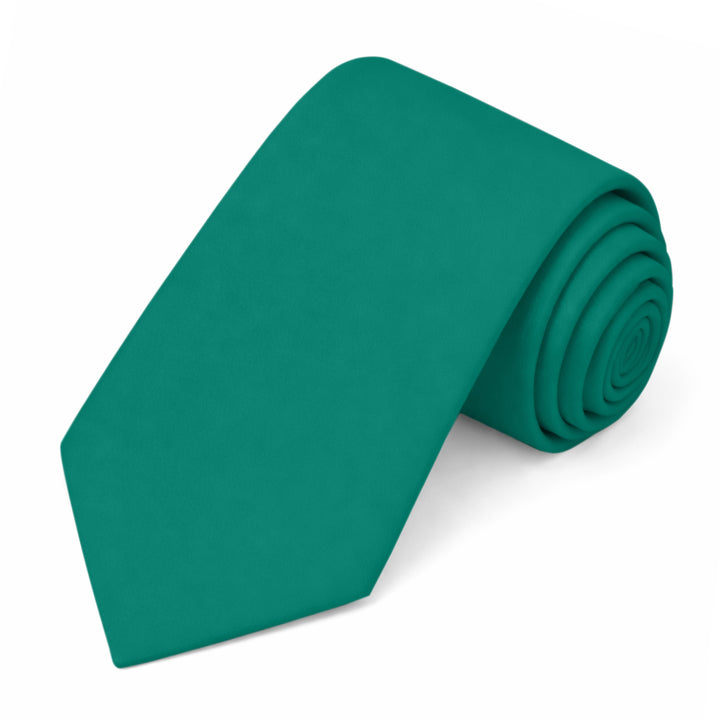 Solid Extra Long Tie - Kelly Green