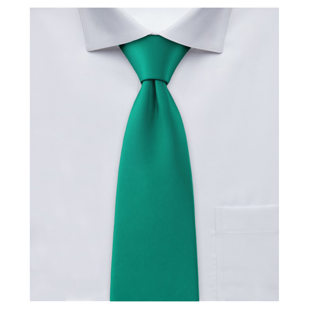 Solid Extra Long Tie - Kelly Green