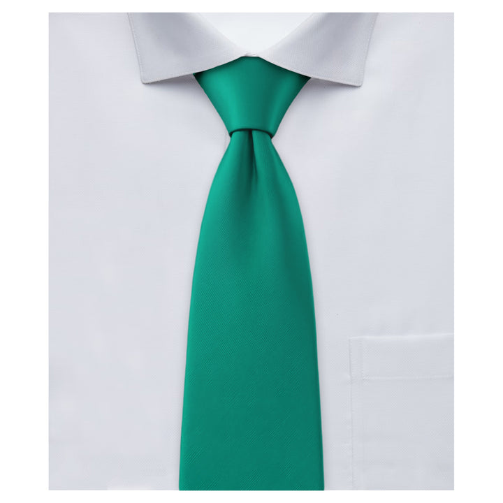 Solid Extra Long Tie - Kelly Green