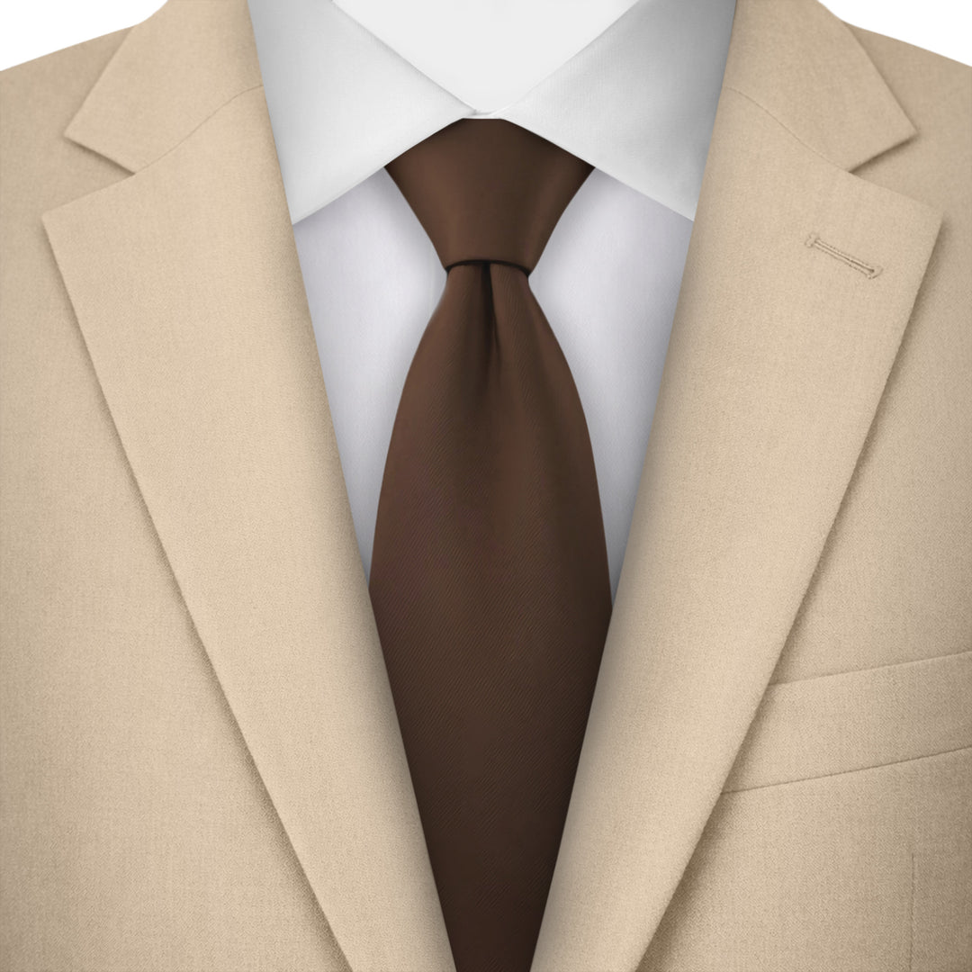 Solid Tie - Brown