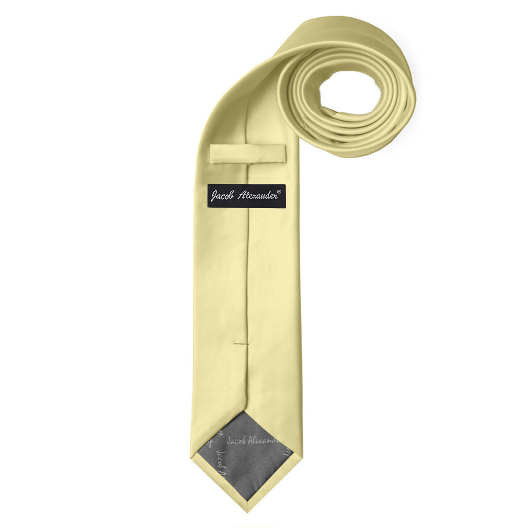 Solid Extra Long Tie - Yellow