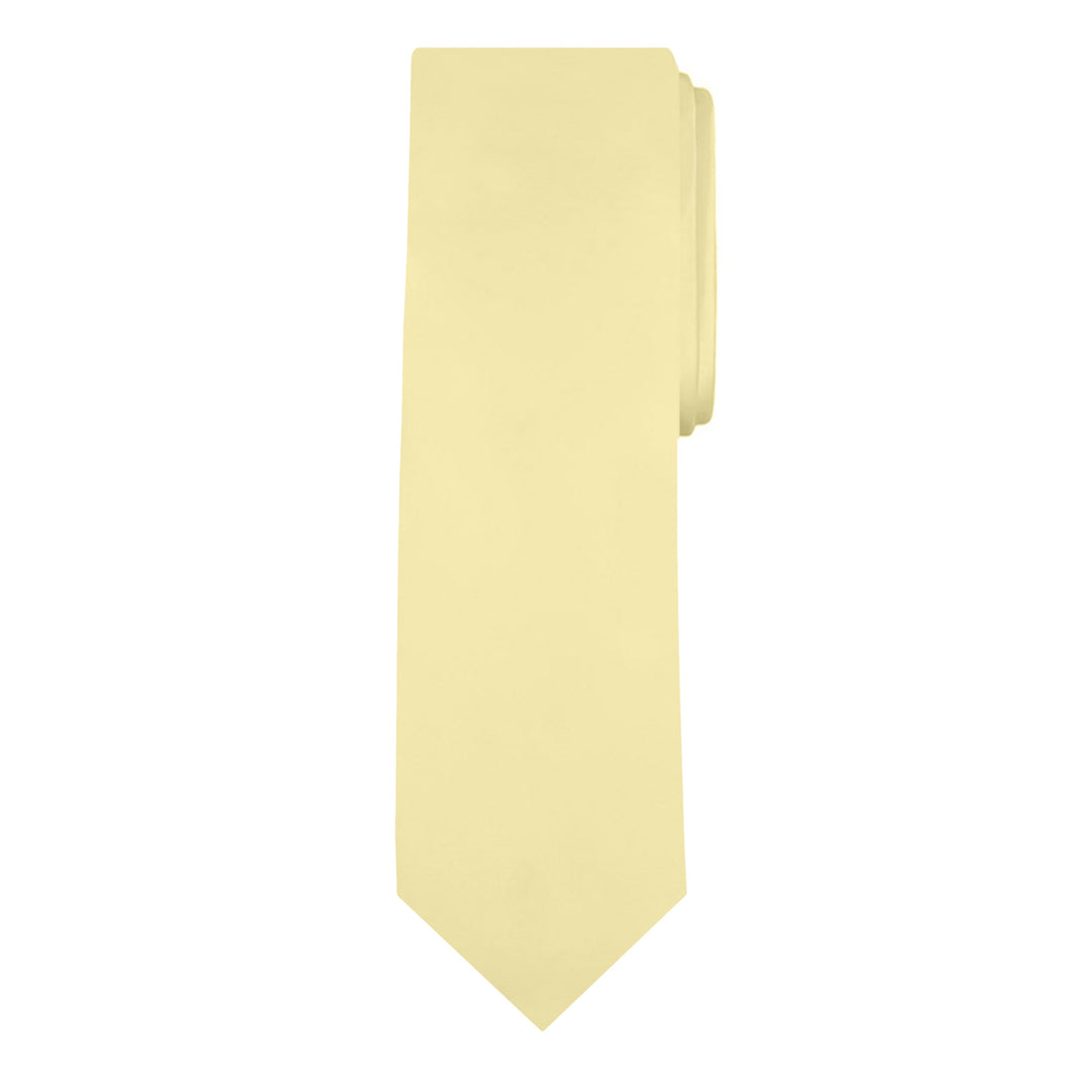 Solid Extra Long Tie - Yellow