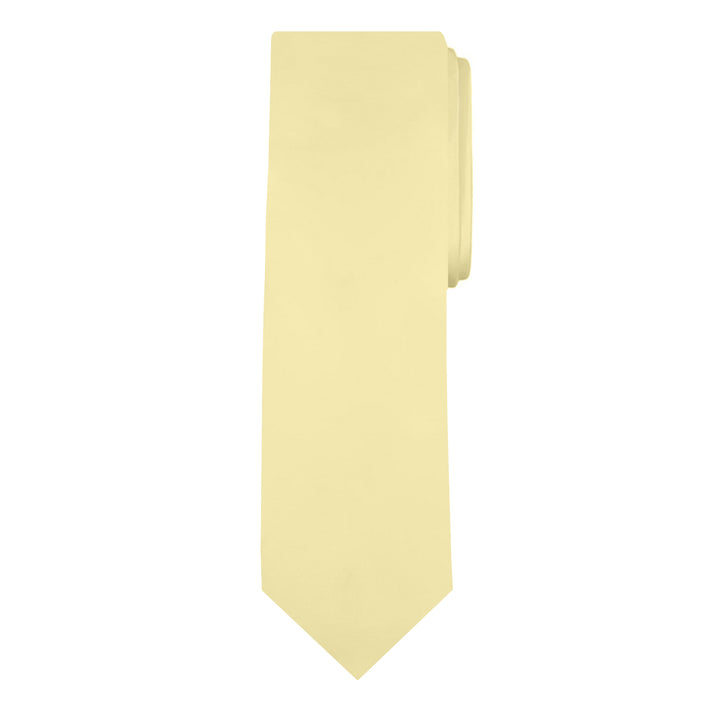 Solid Extra Long Tie - Yellow