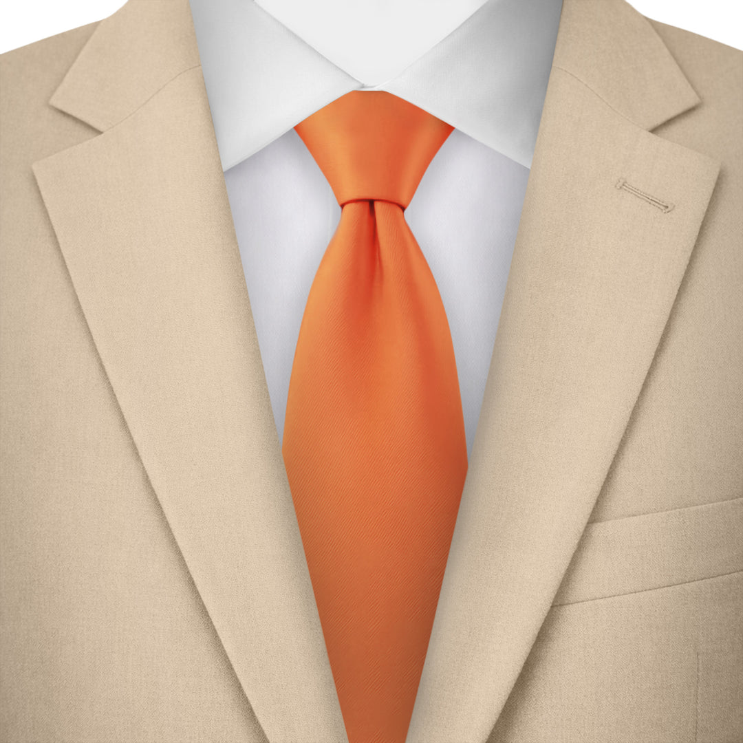 Solid Tie - Orange
