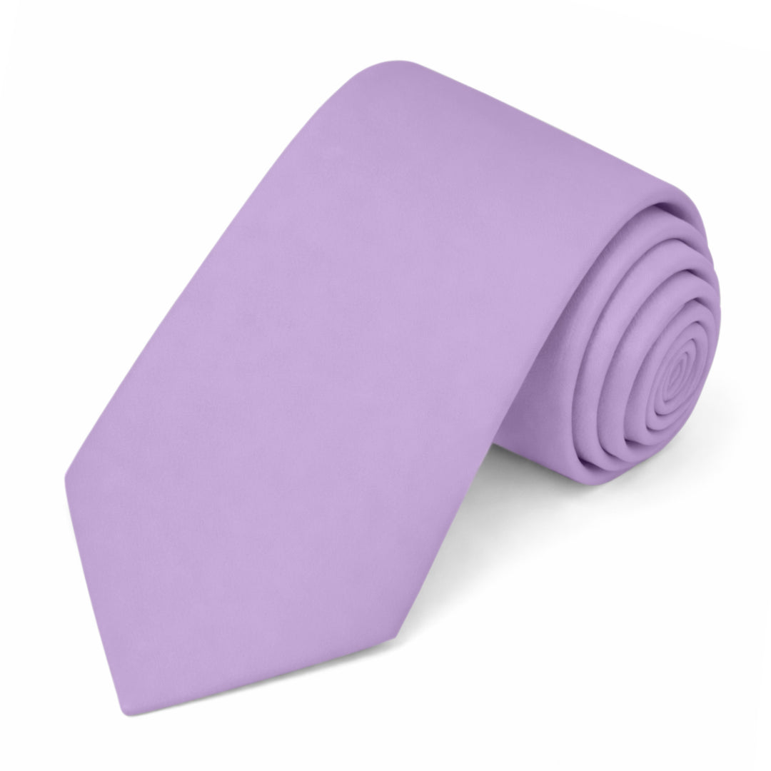 Solid Extra Long Tie - Lavender