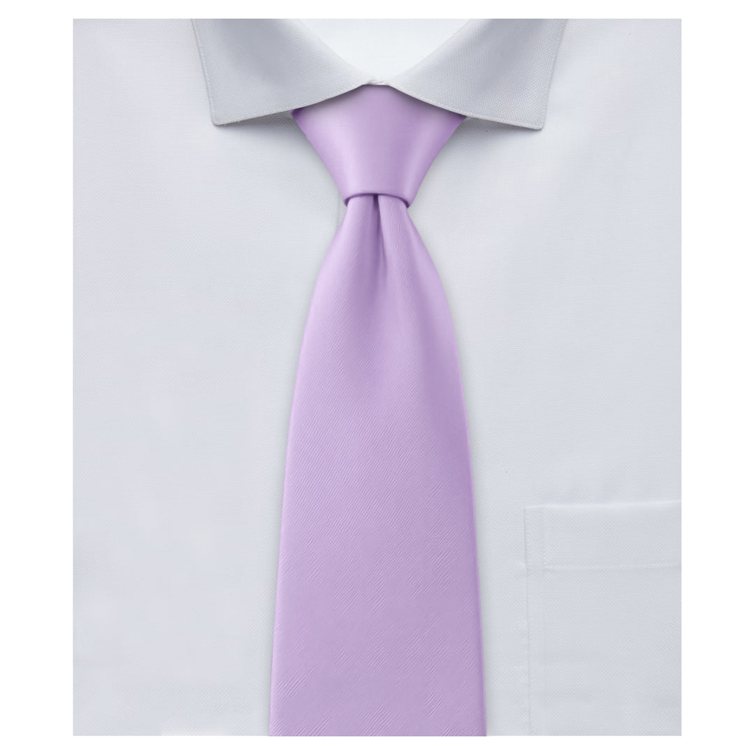 Solid Extra Long Tie - Lavender