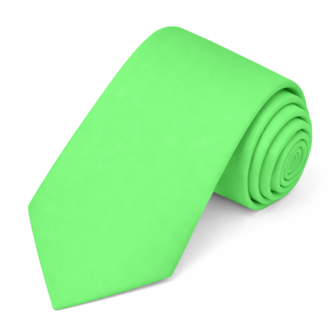 Solid Tie - Lime Green