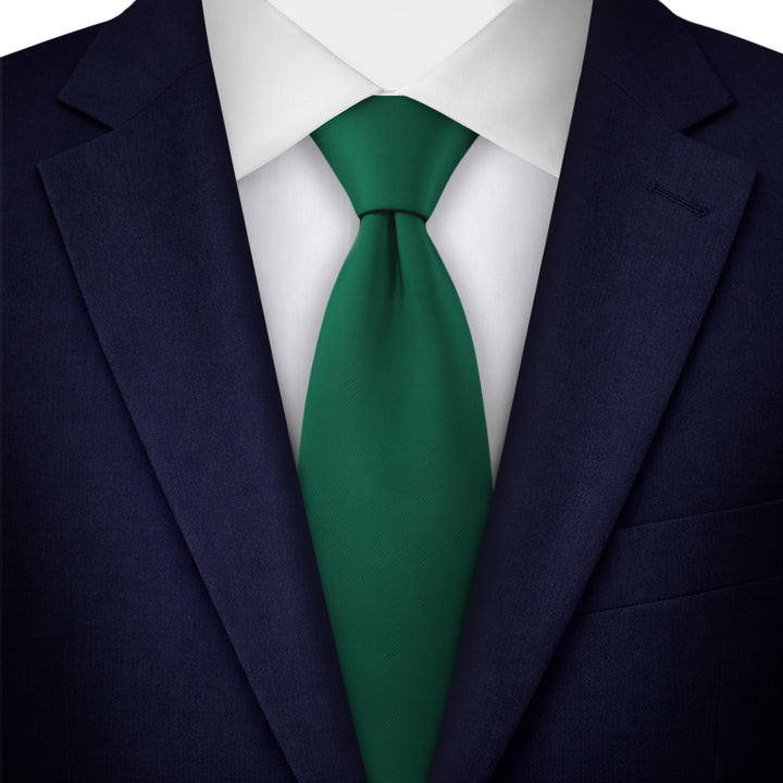Solid Tie - Forest Green