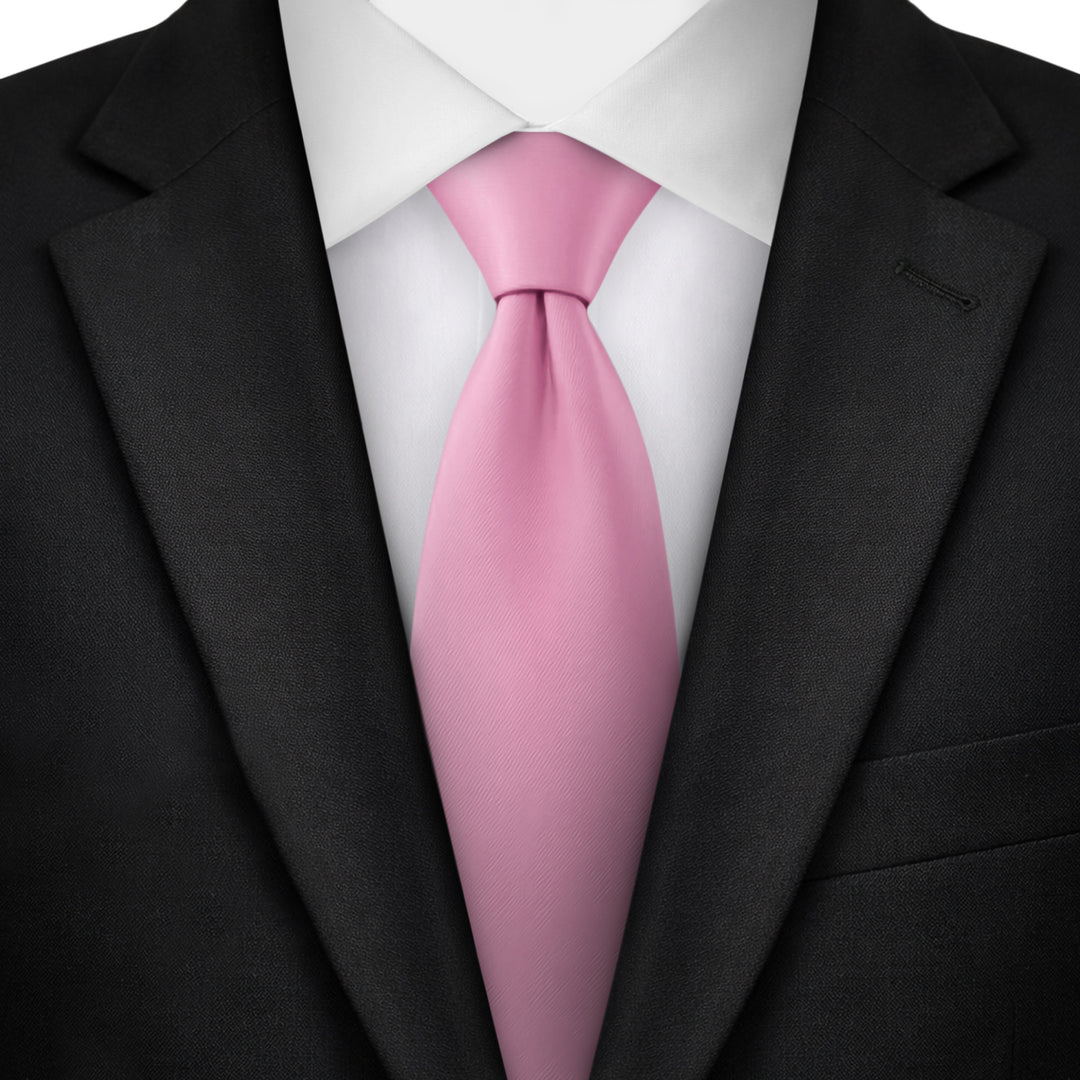Solid Tie - Carnation Pink