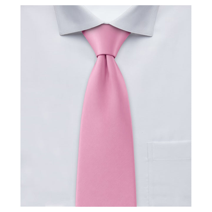 Solid Tie - Carnation Pink
