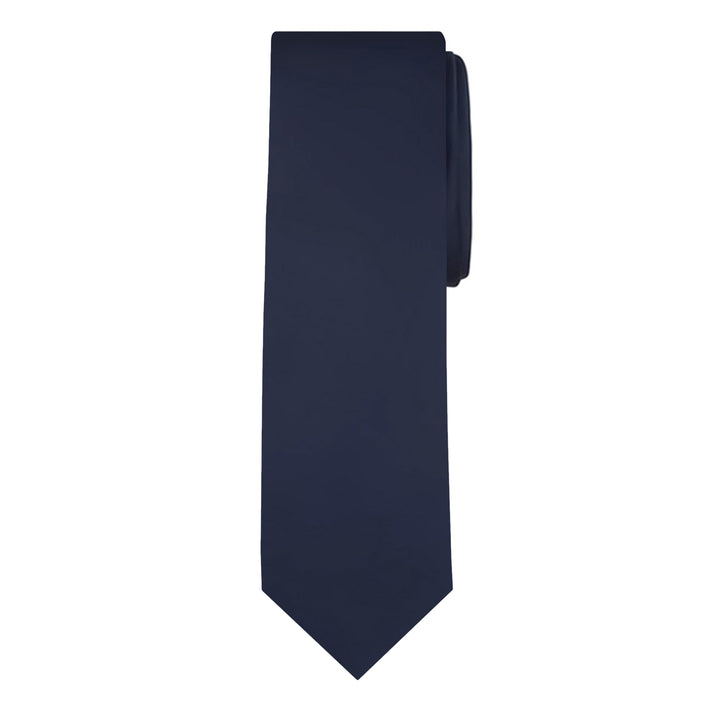 Solid Extra Long Tie - Navy Blue