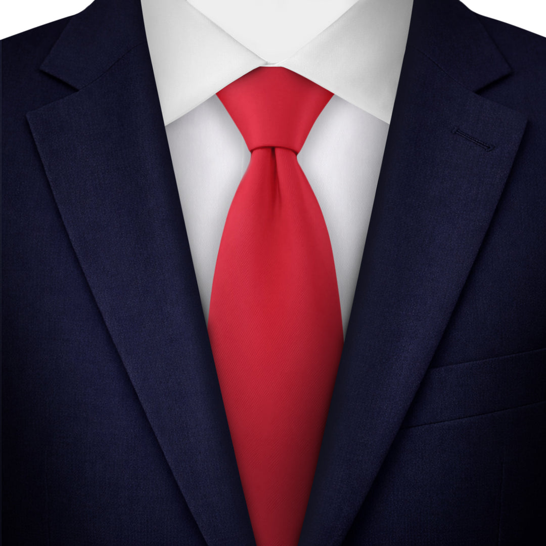 Solid Tie - Red