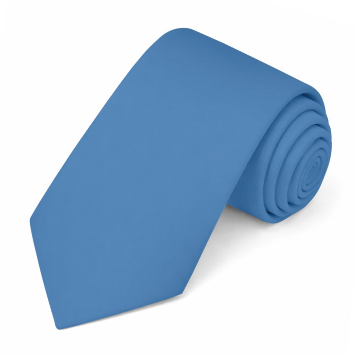 Solid Extra Long Tie - Ocean Blue