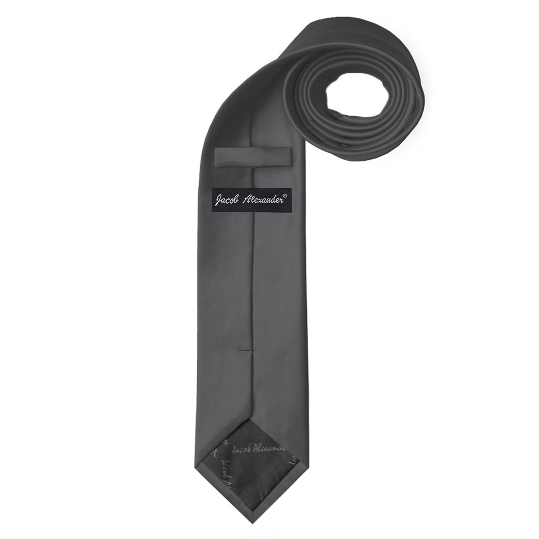 Solid Tie - Charcoal