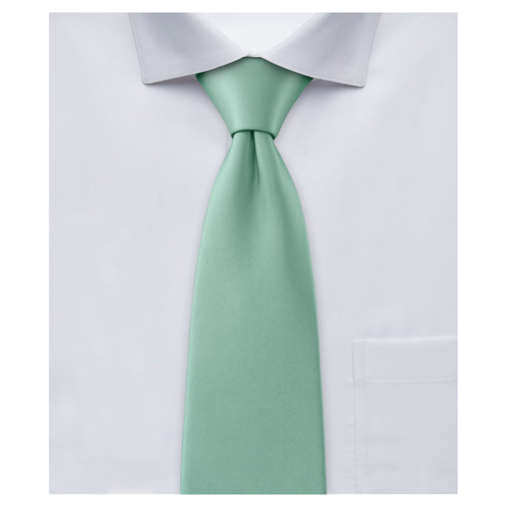 Solid Extra Long Tie - Seafoam
