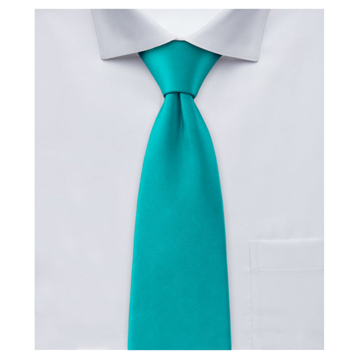 Solid Extra Long Tie - Teal