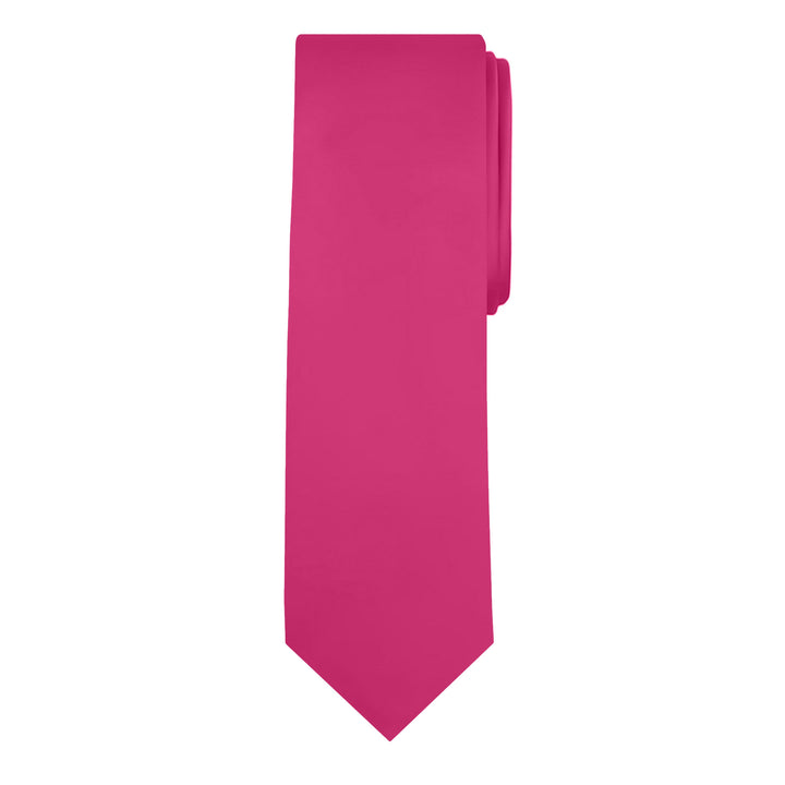 Solid Extra Long Tie - Fuchsia Pink