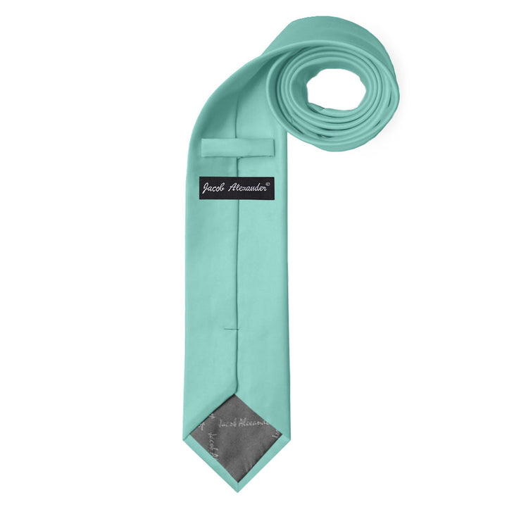 Solid Extra Long Tie - Aqua
