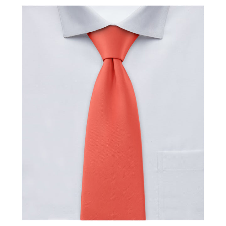 Solid Tie - Coral