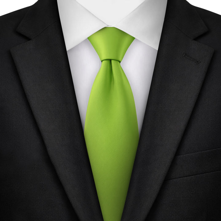 Solid Tie - Apple Green