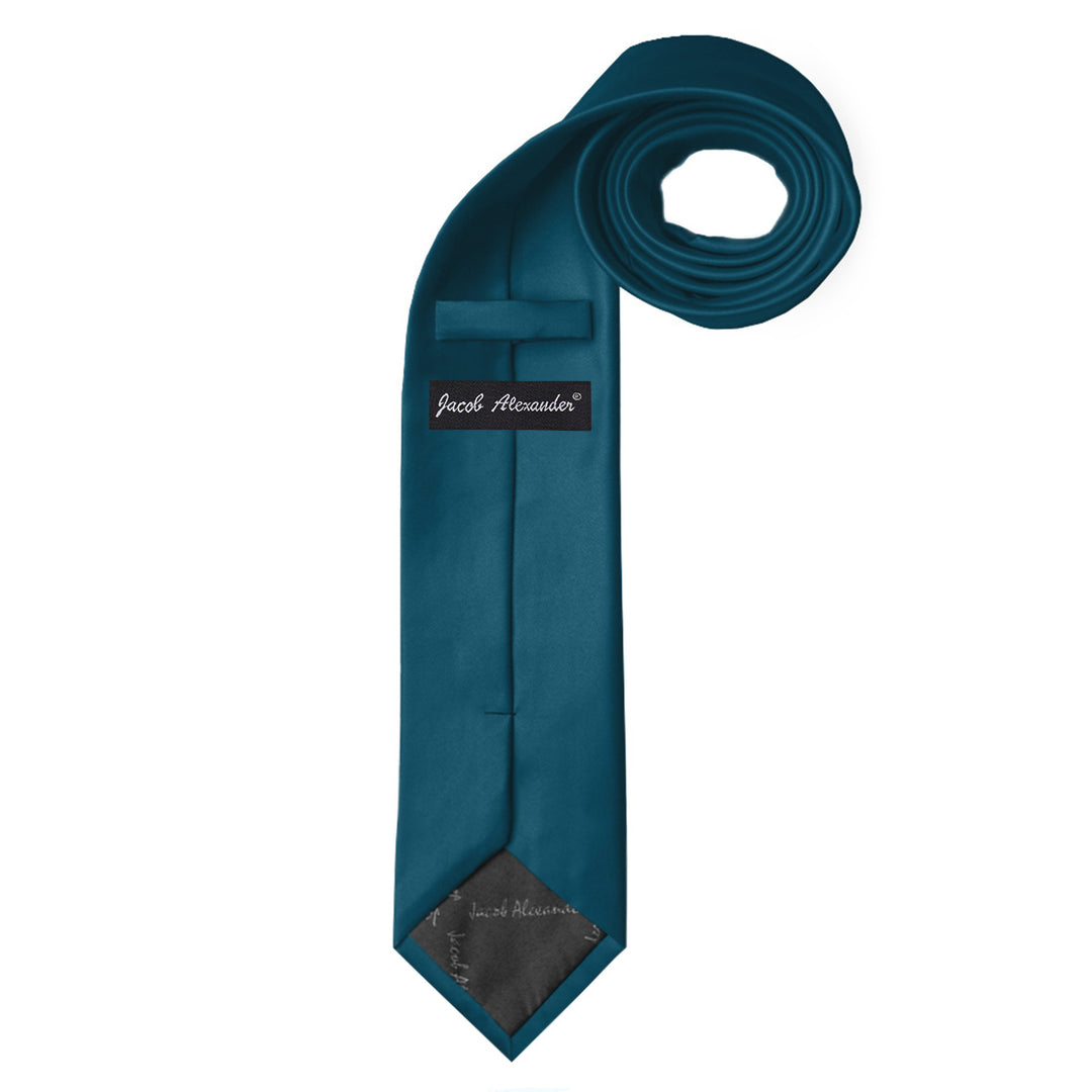 Solid Extra Long Tie - Pacific Blue