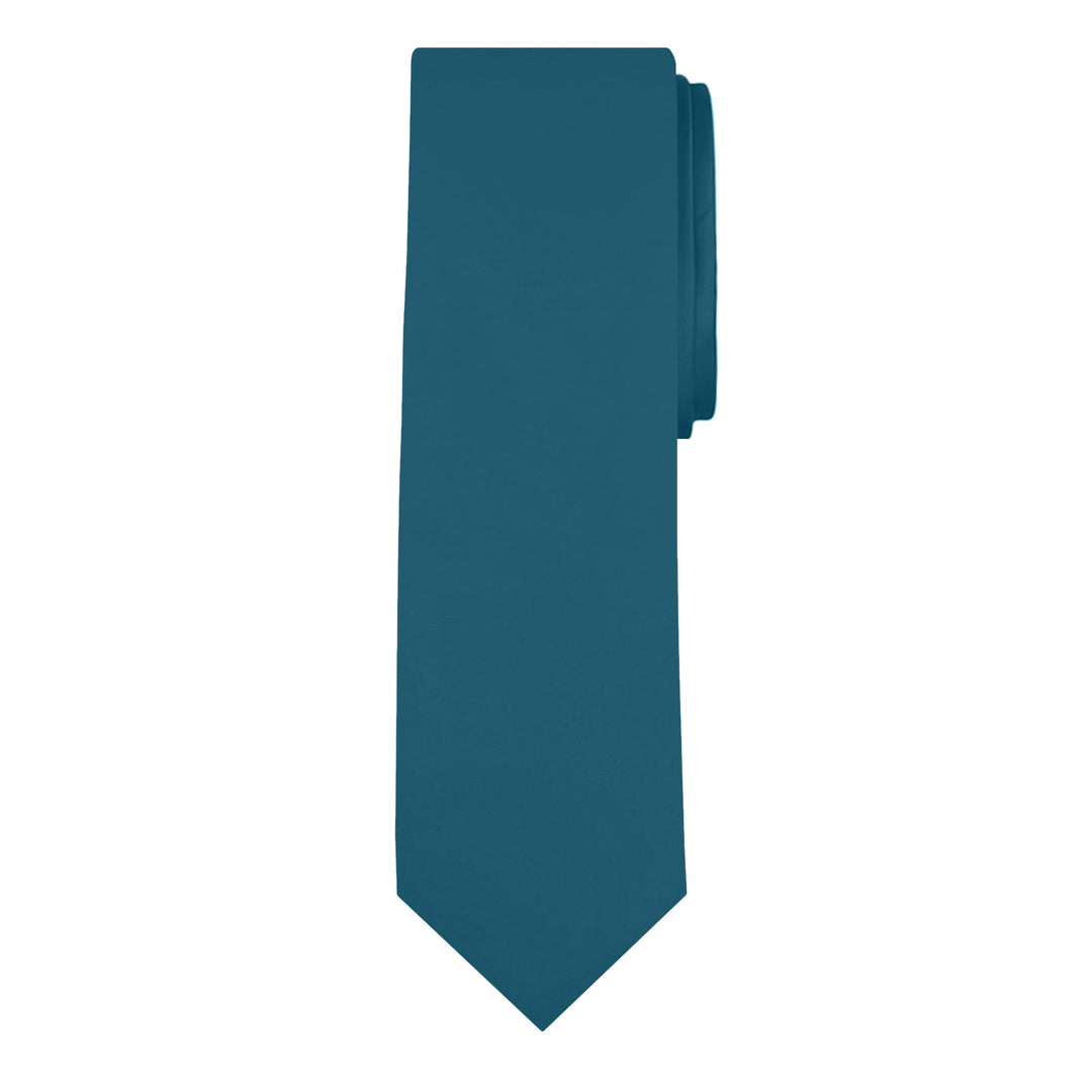 Solid Extra Long Tie - Pacific Blue