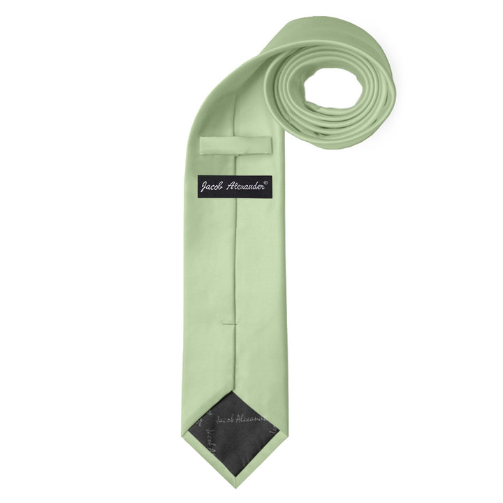 Solid Extra Long Tie - Honeydew