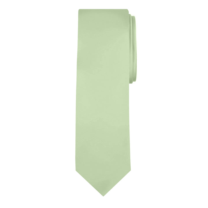 Solid Extra Long Tie - Honeydew