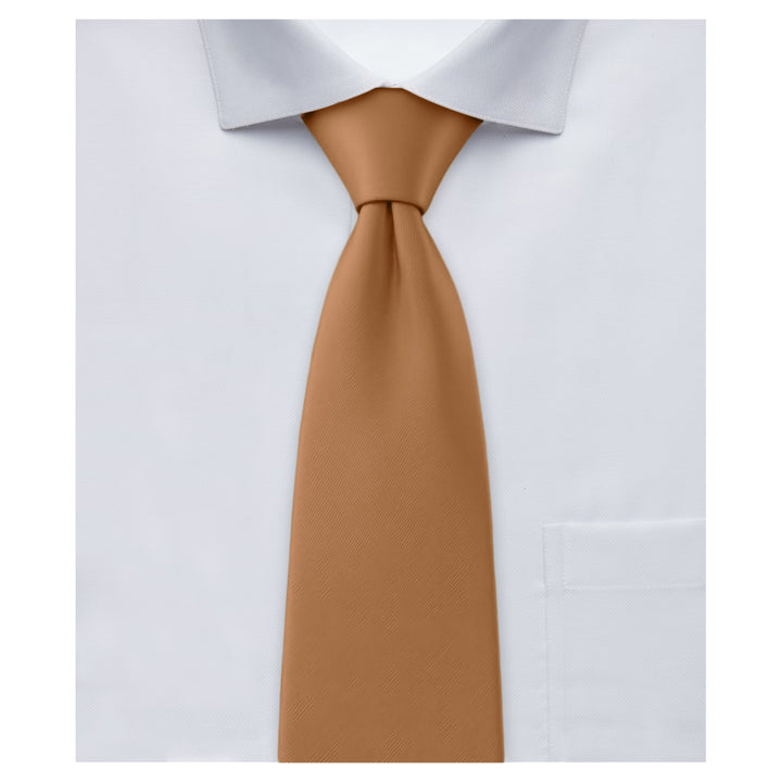 Solid Extra Long Tie - Copper Sundial