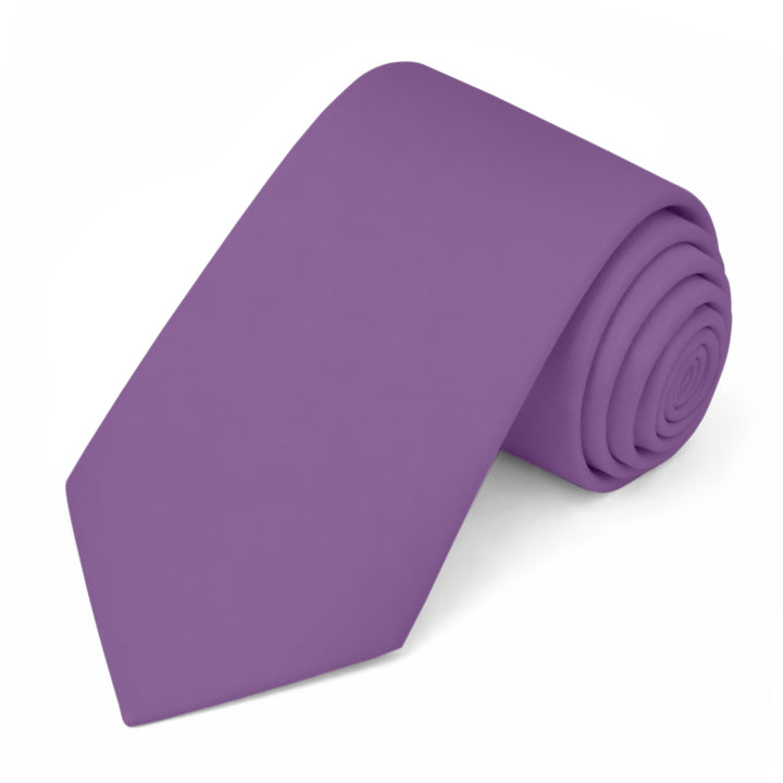 Solid Extra Long Tie - Wisteria