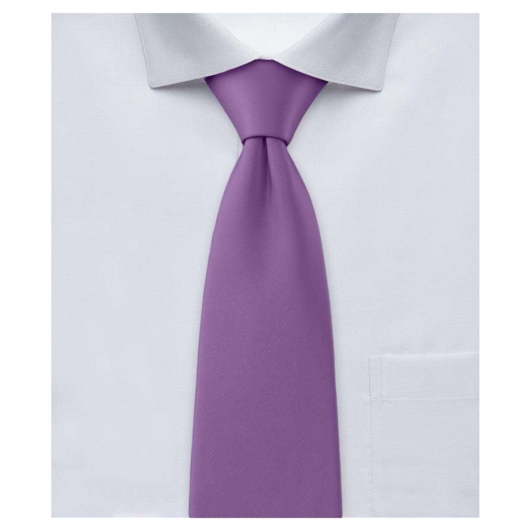 Solid Extra Long Tie - Wisteria