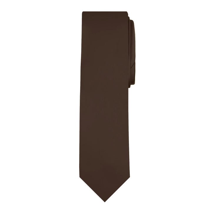 Kids' Prep Solid Tie - Brown