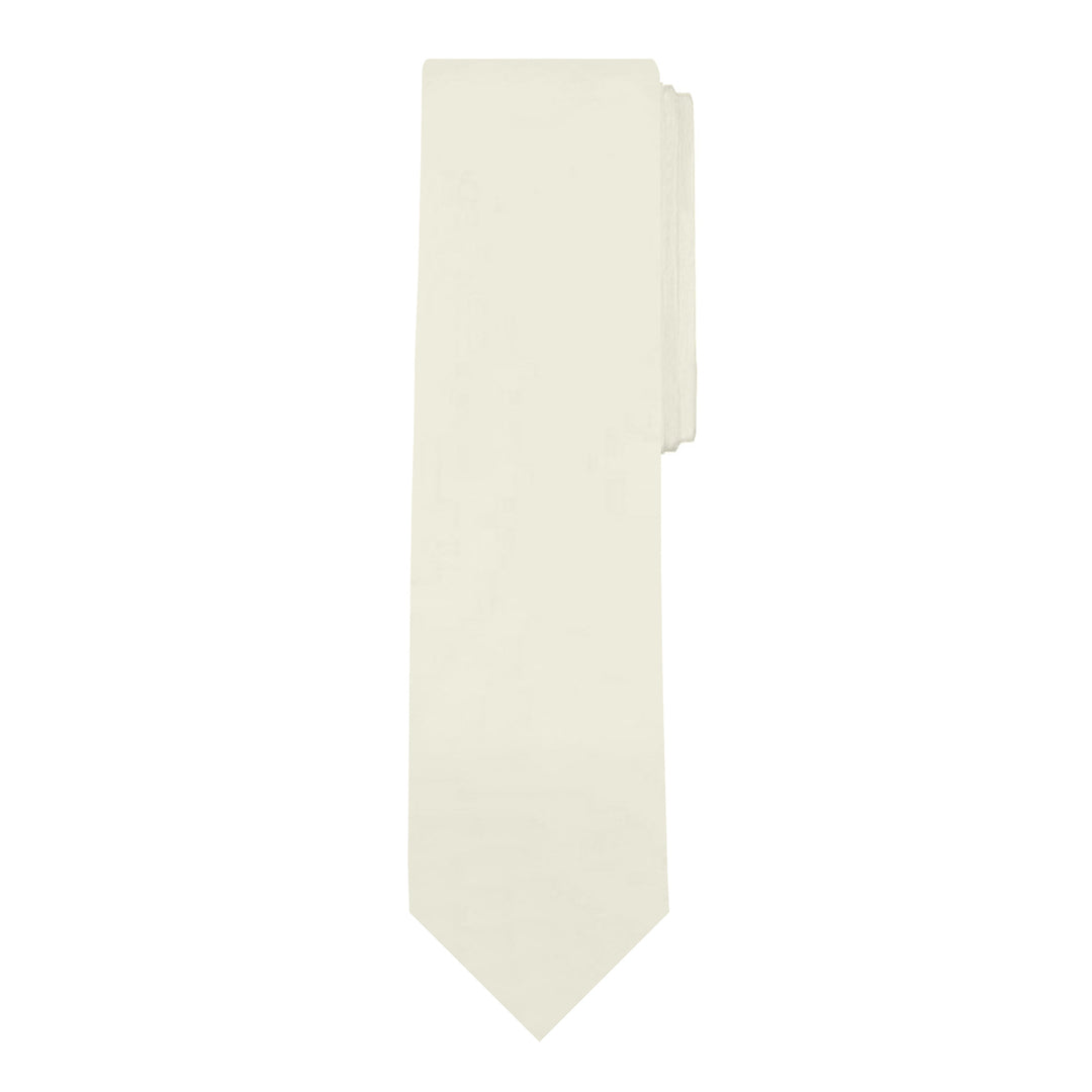 Kids' Prep Solid Tie - Ivory