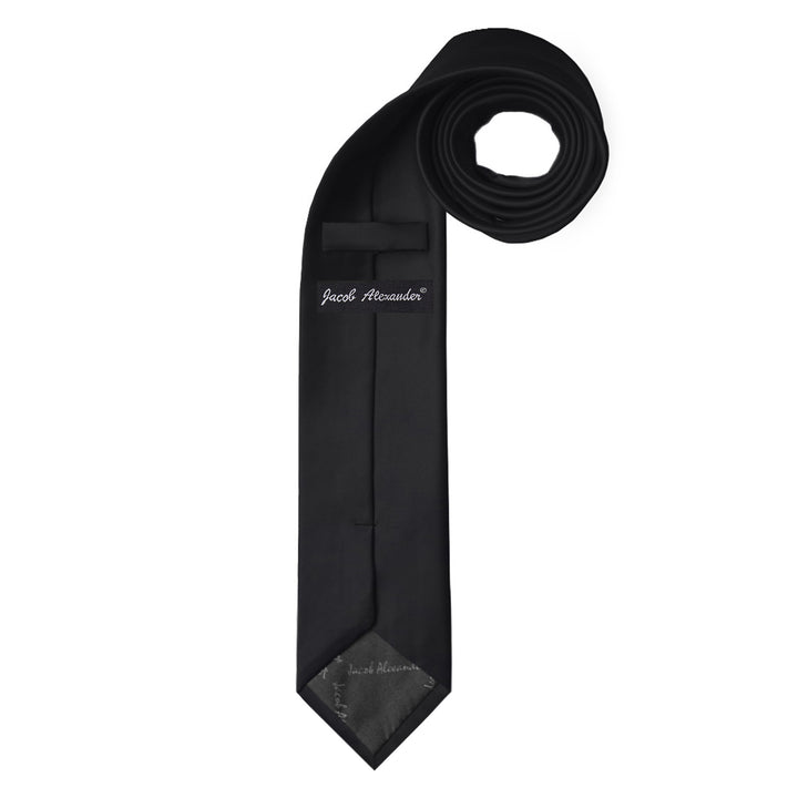Kids' Prep Solid Tie - Black