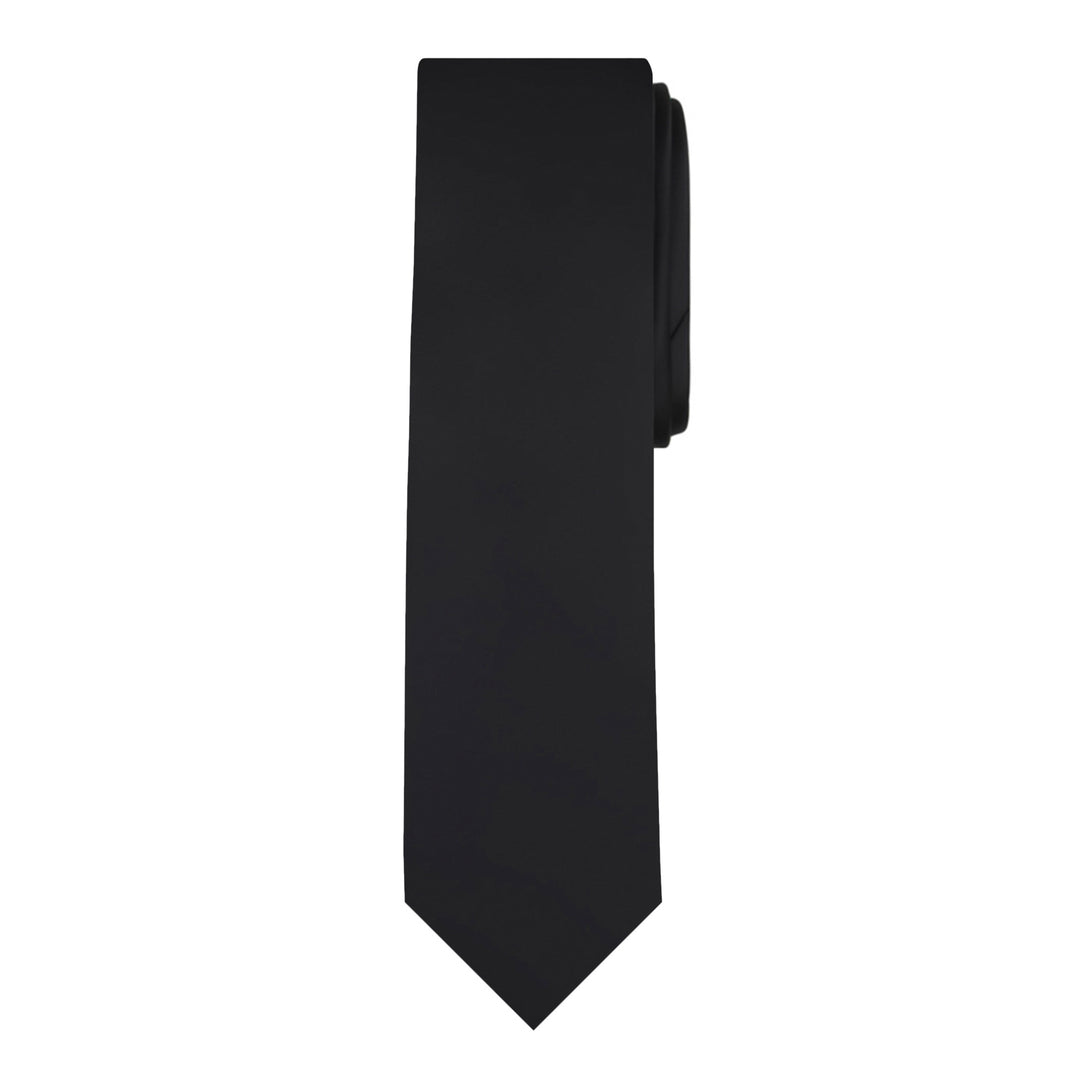Kids' Prep Solid Tie - Black