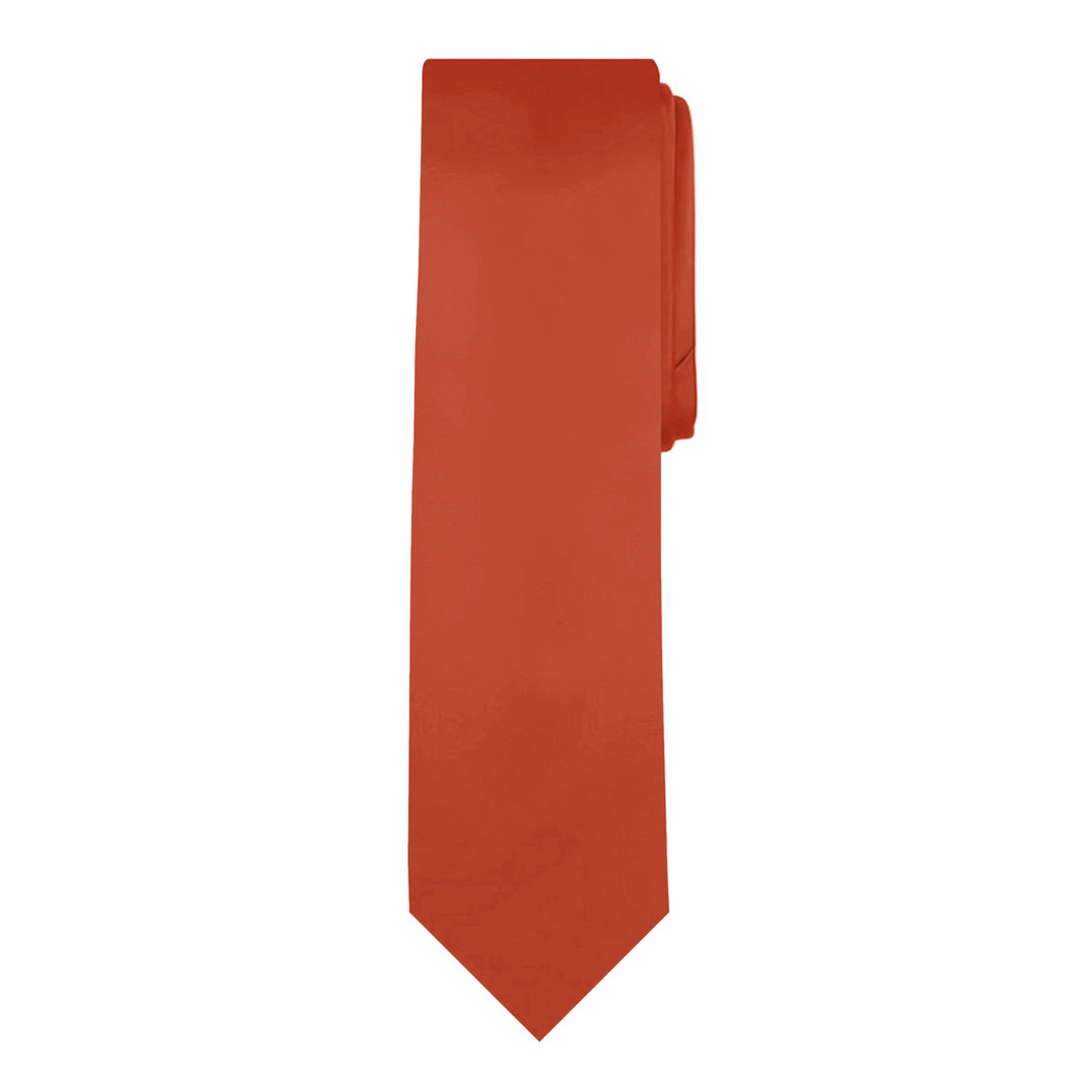 Kids' Prep Solid Tie - Rust