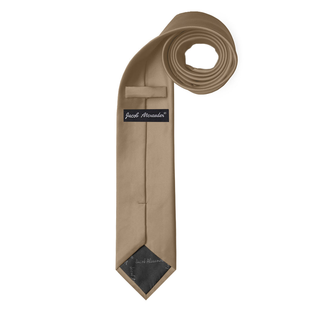 Kids' Prep Solid Tie - Tan