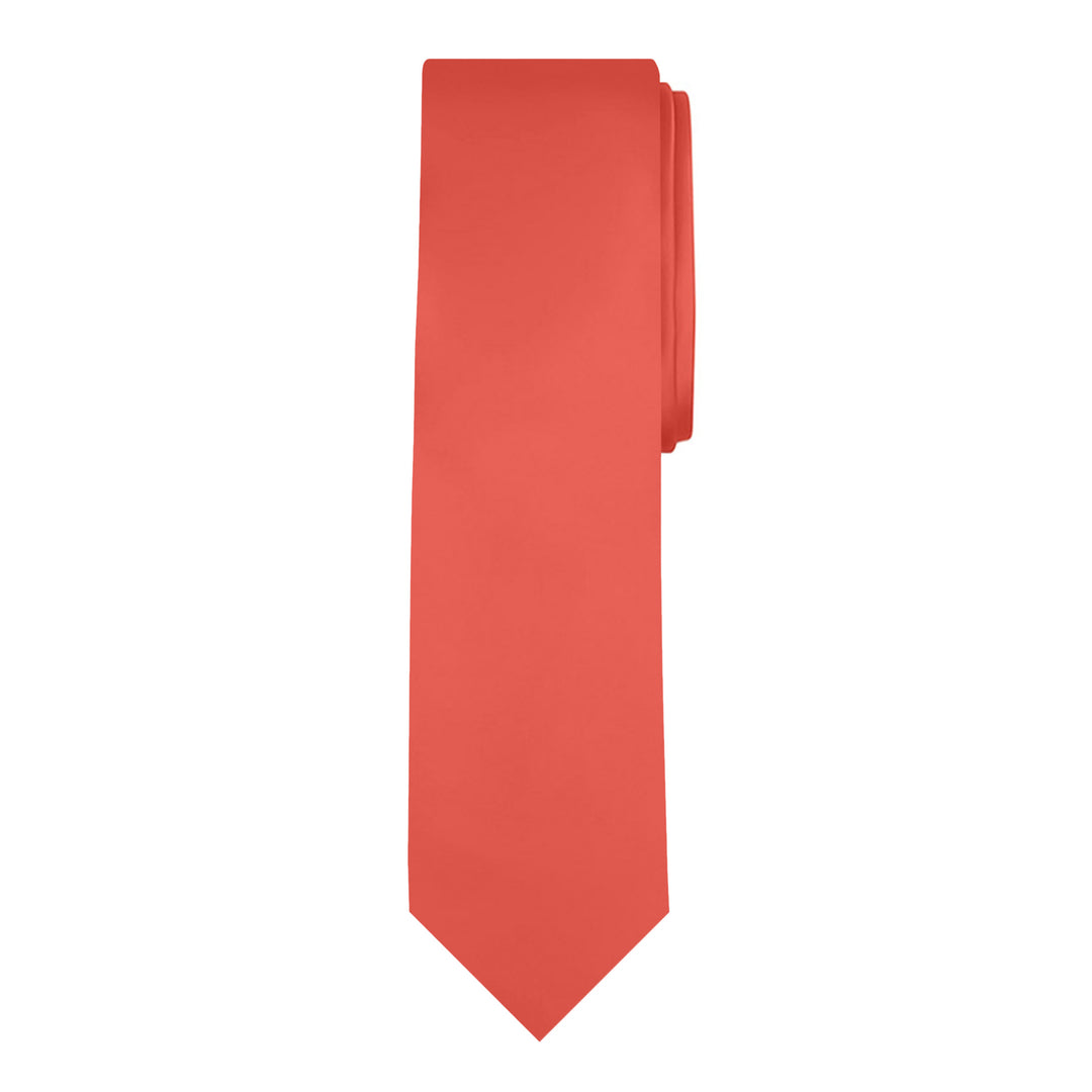 Kids' Prep Solid Tie - Coral