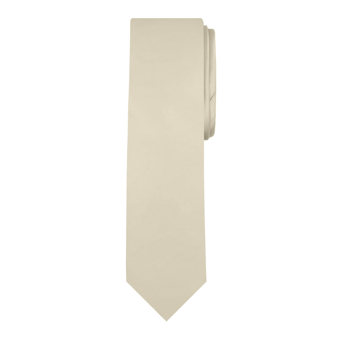 Kids' Prep Solid Tie - Champagne