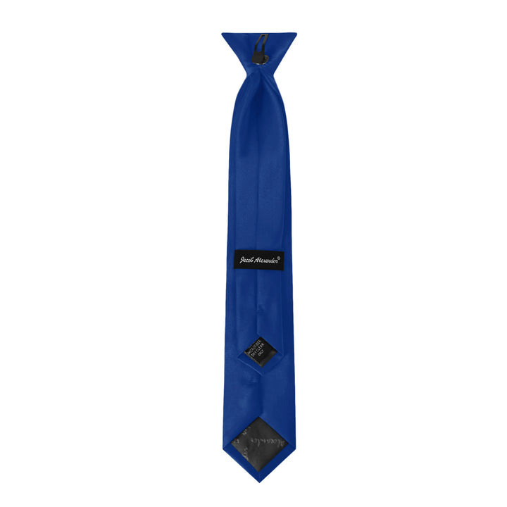 Kids' Solid 14" Clip-On Tie - Royal Blue