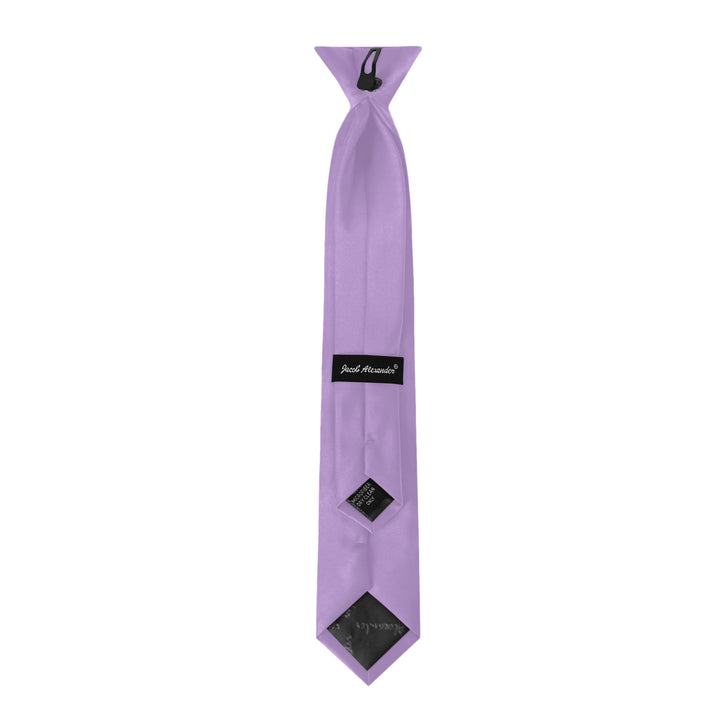 Kids' Solid 14" Clip-On Tie - Lavender
