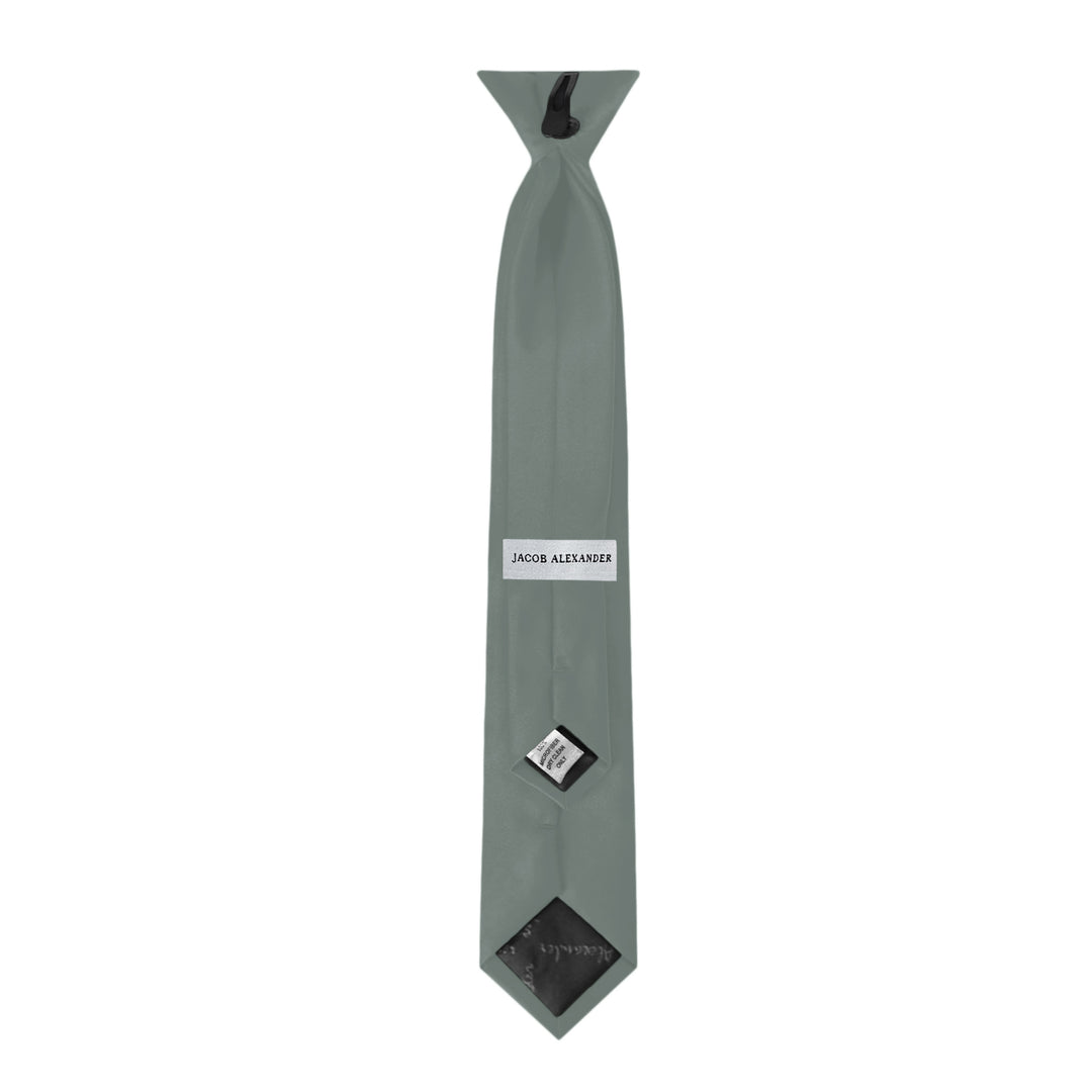 Kids' Solid 14" Clip-On Tie - Dusty Sage