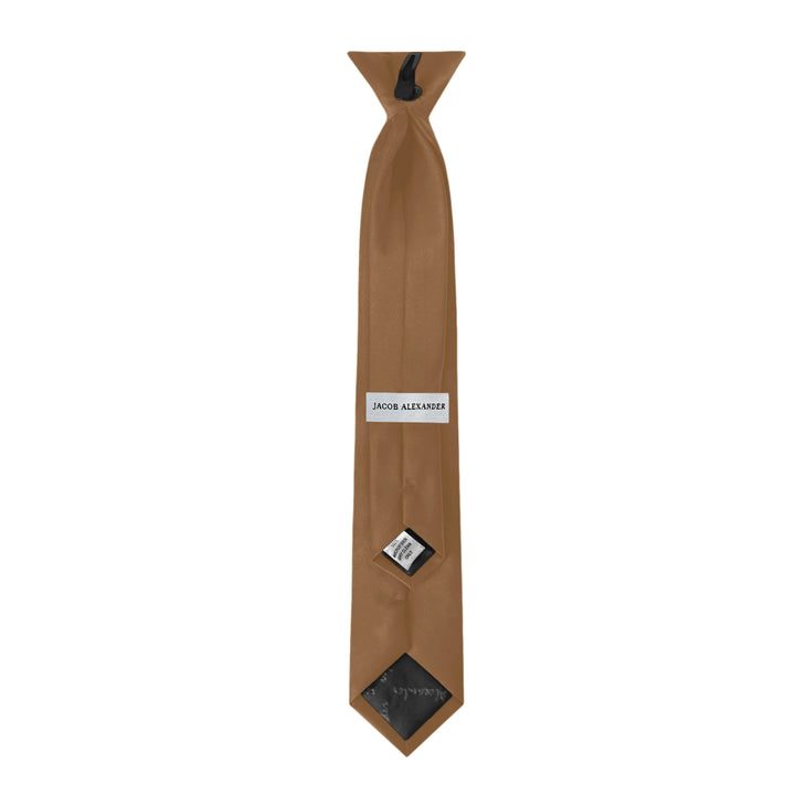 Kids' Solid 14" Clip-On Tie - Copper Sundial