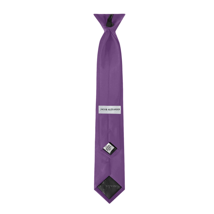 Kids' Solid 14" Clip-On Tie - Wisteria